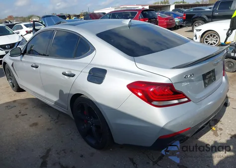 2019 Genesis G70 3.3T Advanced из США, поврежденный, VIN KMTG34LE6KU012333